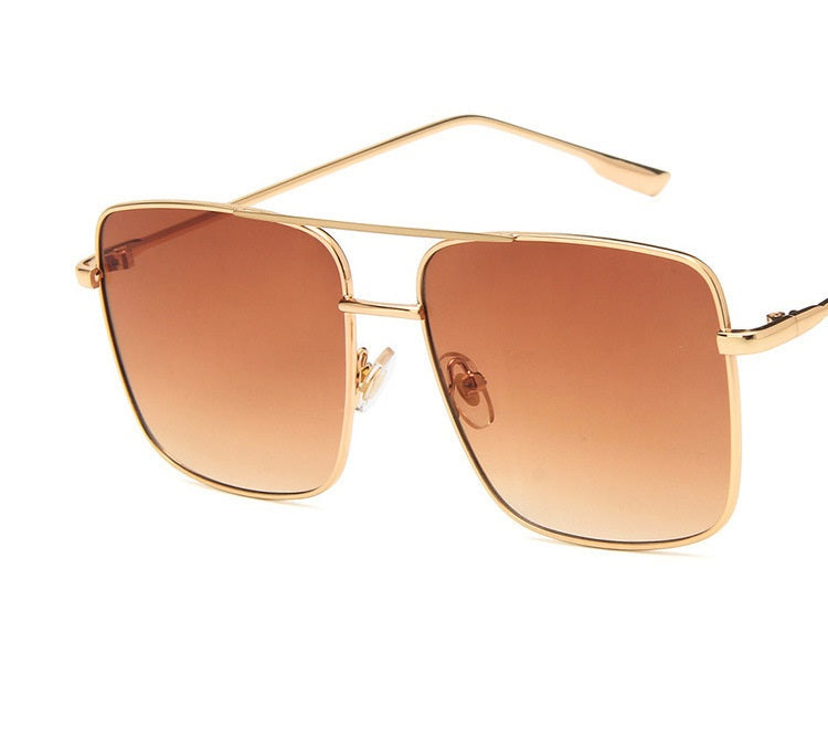 Fashion Square Frame Vintage Eyeglasses Men Oversized Metal Glasses Frame Women Clear Lens Glasses  11