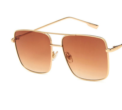 Fashion Square Frame Vintage Eyeglasses Men Oversized Metal Glasses Frame Women Clear Lens Glasses  11