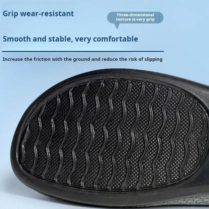 Womens Elastic Knitted Slip On Flats 5