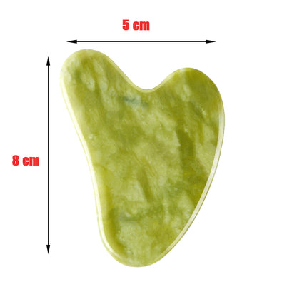 Rose Quartz Gua Sha Tools Natural Stone Jade Gouache Scraper Neck Massager For Face Lifting Wrinkle 5