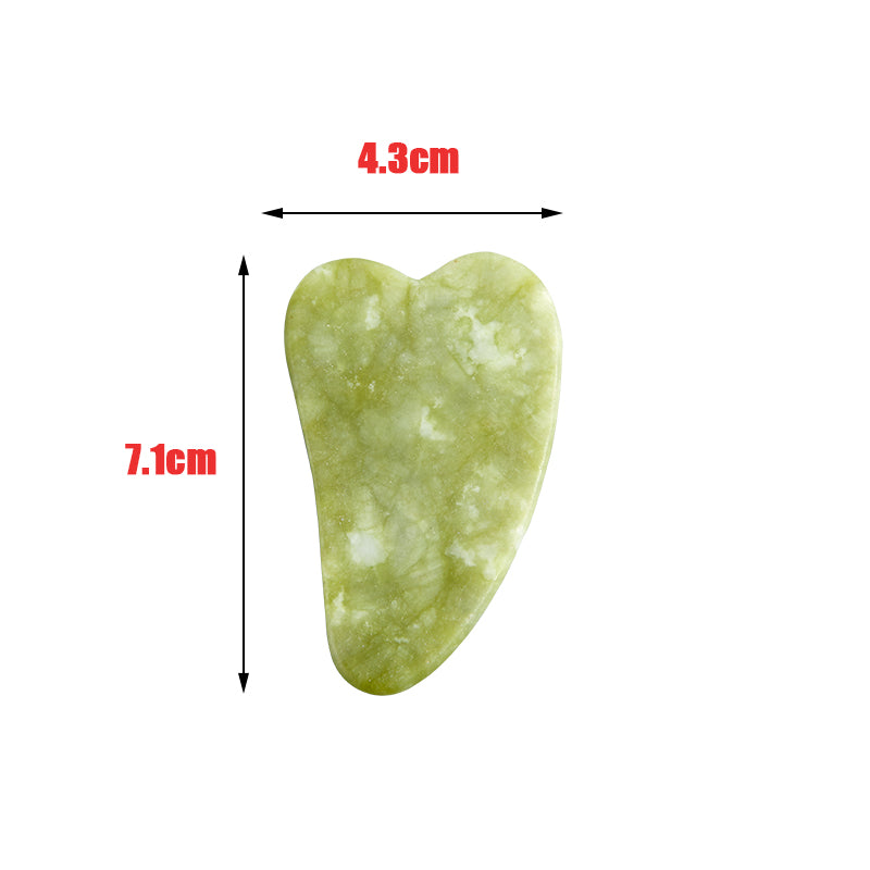 Rose Quartz Gua Sha Tools Natural Stone Jade Gouache Scraper Neck Massager For Face Lifting Wrinkle 8