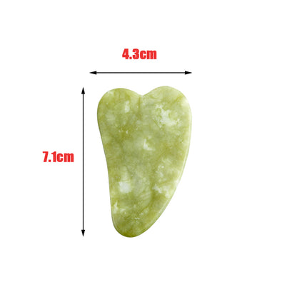 Rose Quartz Gua Sha Tools Natural Stone Jade Gouache Scraper Neck Massager For Face Lifting Wrinkle 8