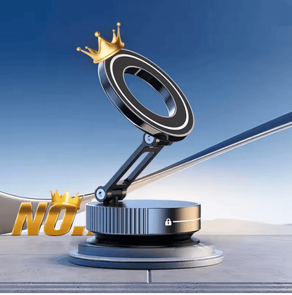 Magnetic Phone Holder Foldable Adjustable Mount For Car Desk And Home Use 2