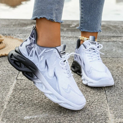 Womens Lightweight Breathable Slip On Fitness Sneakers 2