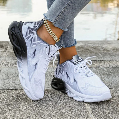 Womens Lightweight Breathable Slip On Fitness Sneakers 5