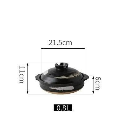 Ceramic Casserole Pot With Lid For Soup And Stews 10