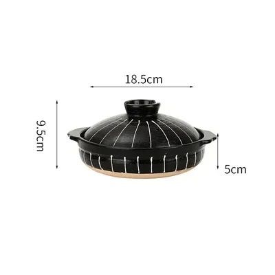 Ceramic Casserole Pot With Lid For Soup And Stews 12