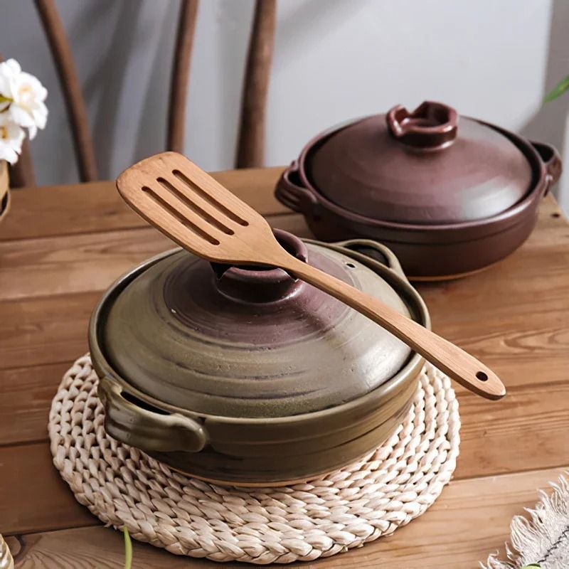 Ceramic Casserole Pot With Lid For Soup And Stews 5