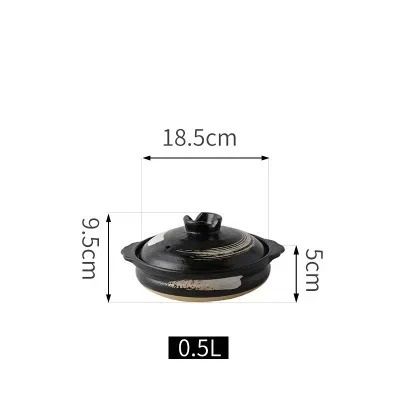 Ceramic Casserole Pot With Lid For Soup And Stews 6