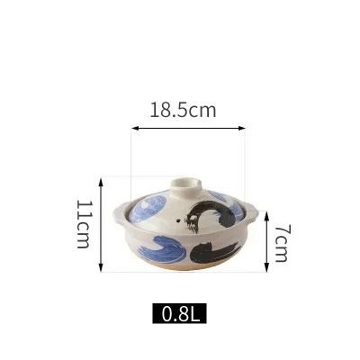 Ceramic Casserole Pot With Lid For Soup And Stews 14