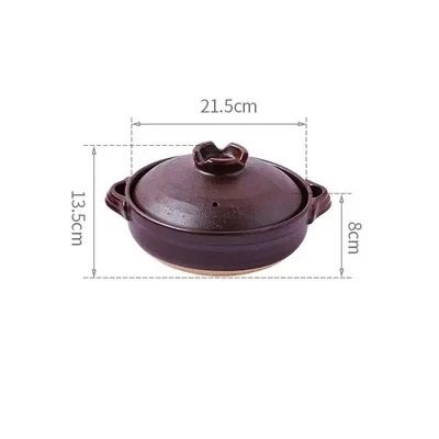 Ceramic Casserole Pot With Lid For Soup And Stews 25