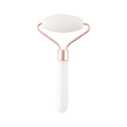 Pink Natural Resin Jade Roller Gua Sha Scraper Set Face Lift Massager AntiWrinkle  Double Chin Remo 11