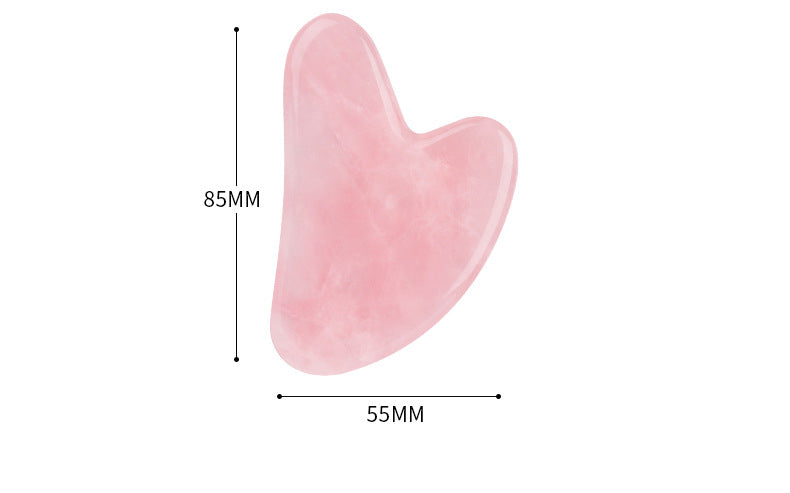 High-quality Quartz Jade Roller Massager For Face Body, Natural Anti-aging Stone Guasha Scraper Massage Tools