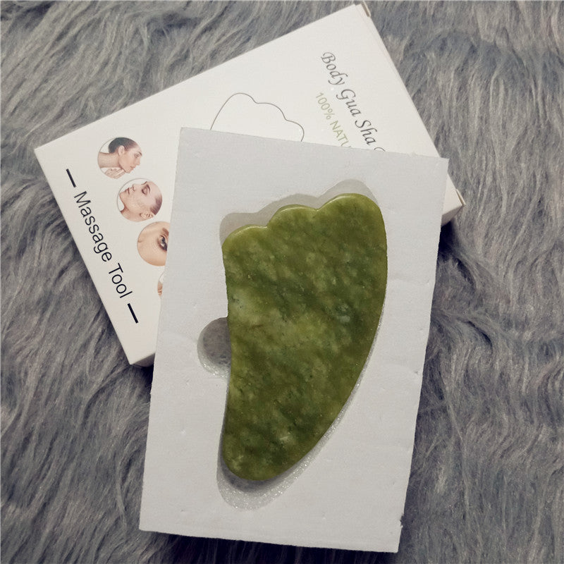 High-quality Quartz Jade Roller Massager For Face Body, Natural Anti-aging Stone Guasha Scraper Massage Tools
