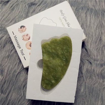 High-quality Quartz Jade Roller Massager For Face Body, Natural Anti-aging Stone Guasha Scraper Massage Tools