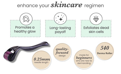 Healthy Care Derma Roller Needle Instrument Titanium Microneedle Skin Care Tool For Face Fine Line  4