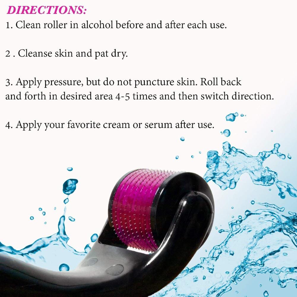 Healthy Care Derma Roller Needle Instrument Titanium Microneedle Skin Care Tool For Face Fine Line  5