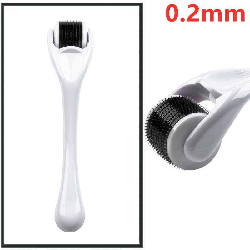 Healthy Care Derma Roller Needle Instrument, Titanium Microneedle Skin Care Tool for Face Fine Line & Scar Treatment