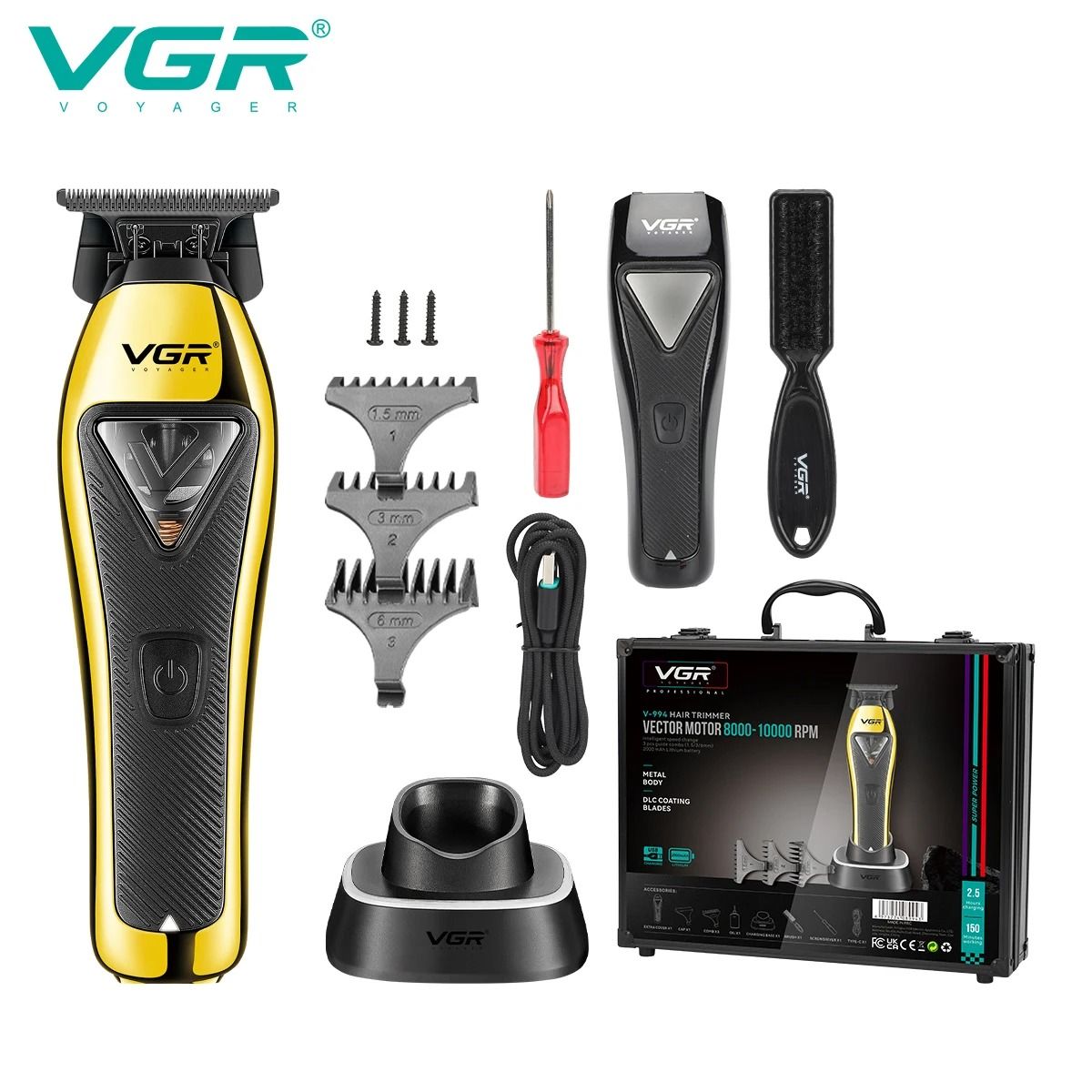 VGR V 994 Professional Hair Trimmer 10000 RPM Vector Motor