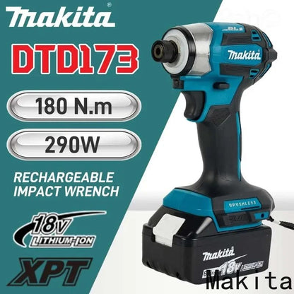 Makita 18V LXT Cordless Impact Driver DTD173 Brushless Drill Screwdriver With LED Light 3