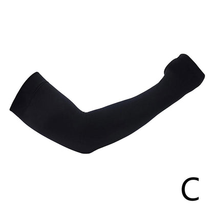 1 Pair Summer Sunscreen Sleeves for Men, Plus Size Ice Silk Arm Protection with UV Protection, Quick-Dry Comfort