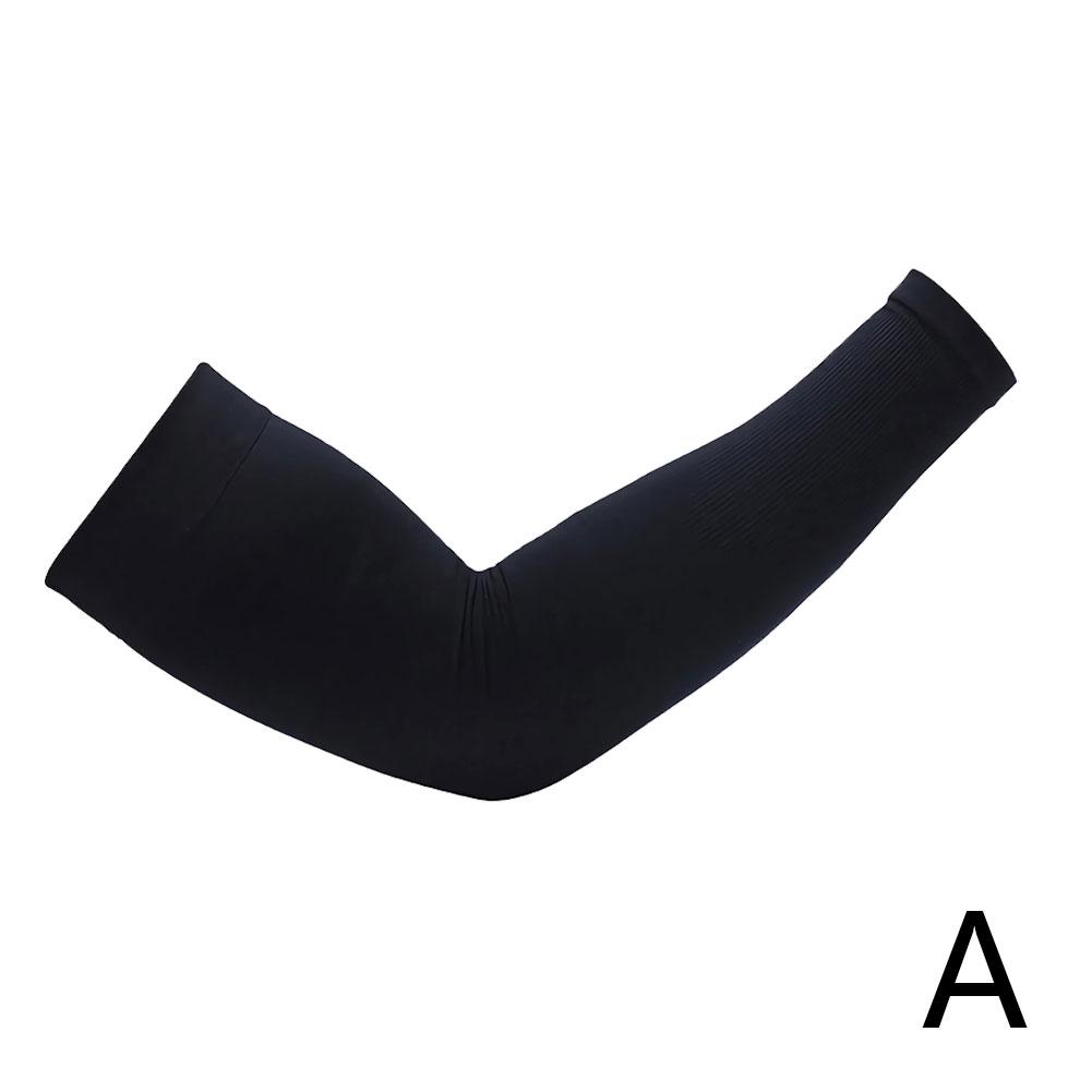 1 Pair Summer Sunscreen Sleeves for Men, Plus Size Ice Silk Arm Protection with UV Protection, Quick-Dry Comfort