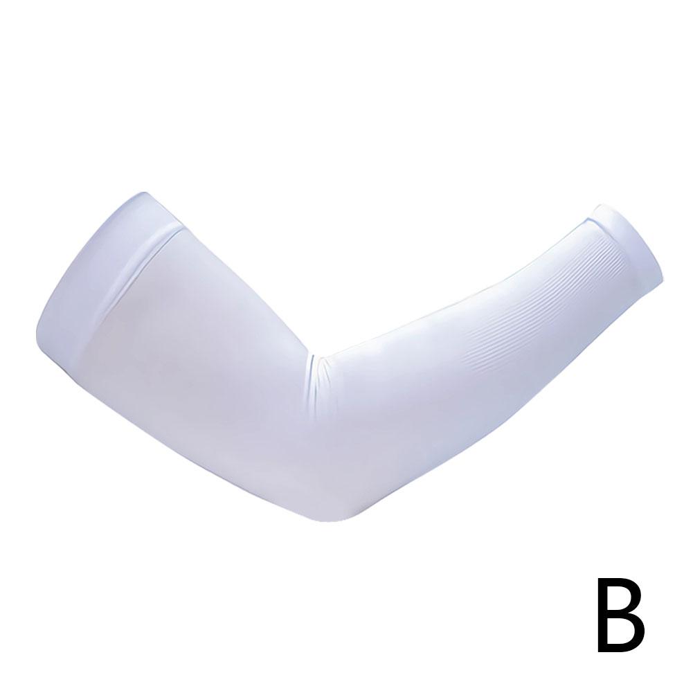 1 Pair Summer Sunscreen Sleeves for Men, Plus Size Ice Silk Arm Protection with UV Protection, Quick-Dry Comfort
