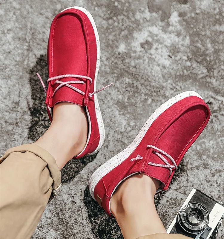Men Plus Size Casual Canvas Loafers 2