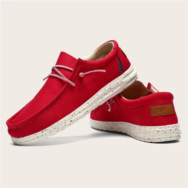 Men Plus Size Casual Canvas Loafers 6