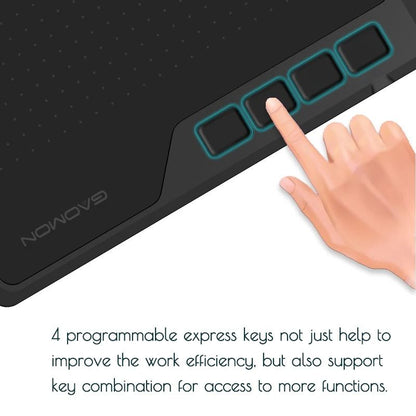 GAOMON S620 Digital Graphics Tablet 65 X 4 Inches With Express Keys 3