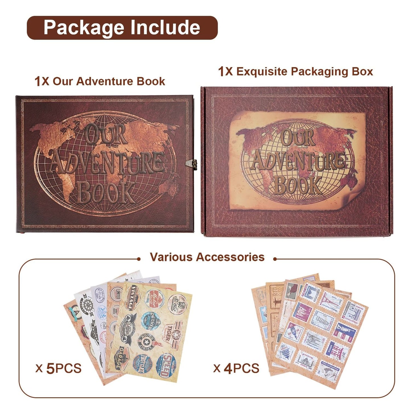 DIY Travel Memory Album With Retro Leather Cover 2