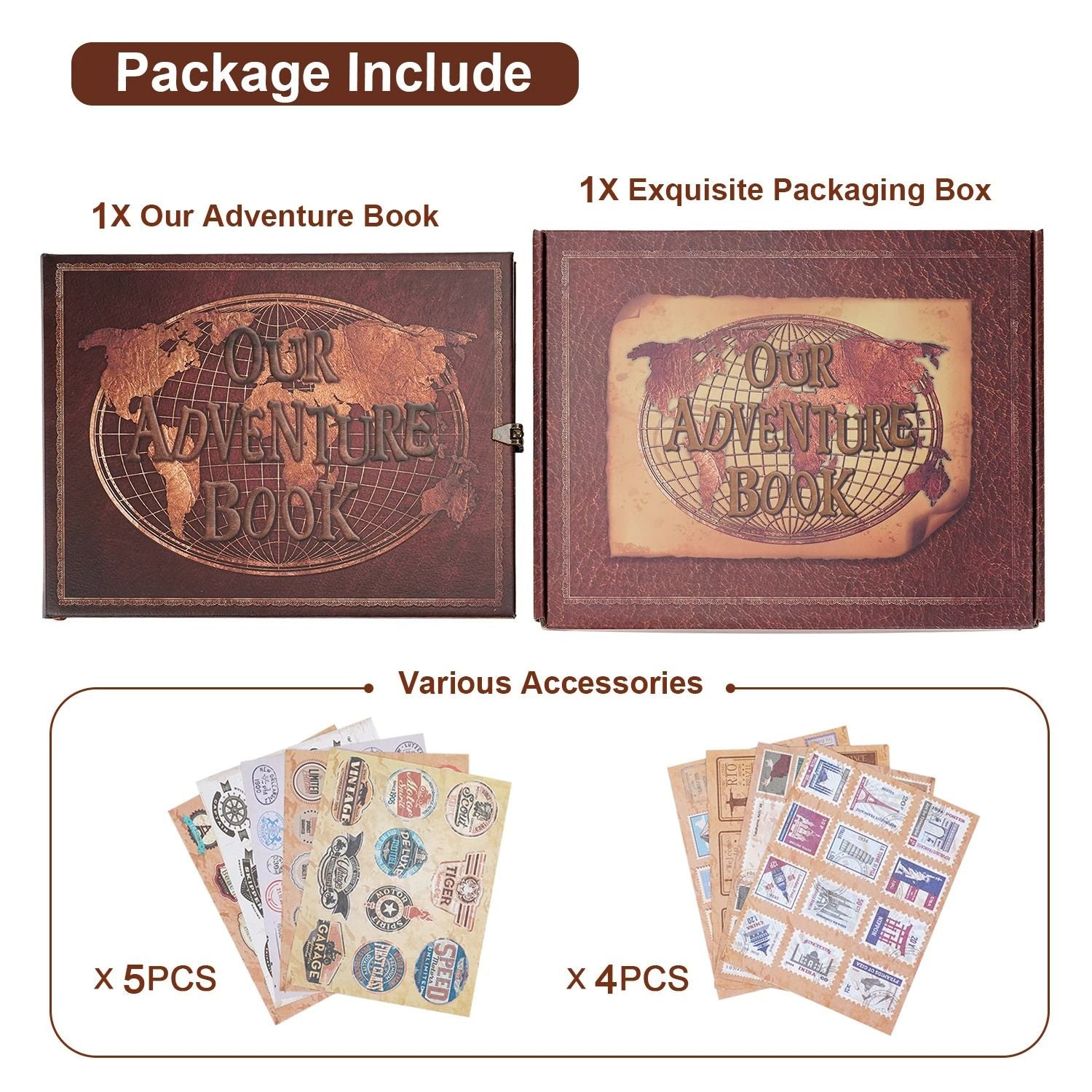 DIY Travel Memory Album With Retro Leather Cover 2