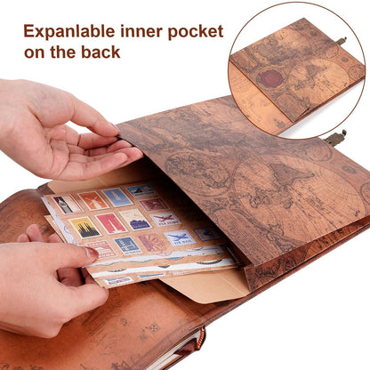 DIY Travel Memory Album With Retro Leather Cover 3