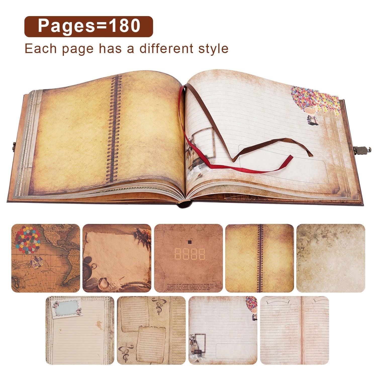 DIY Travel Memory Album With Retro Leather Cover 4