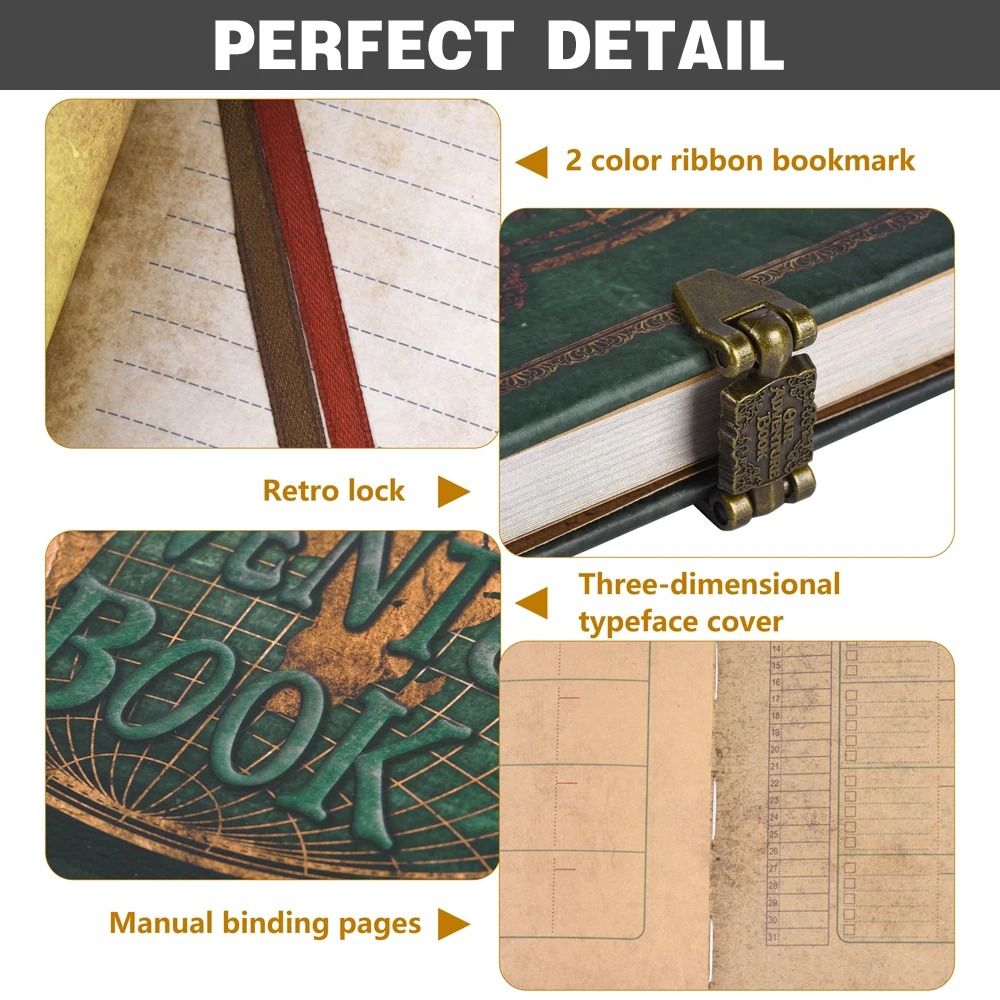 DIY Travel Memory Album With Retro Leather Cover 5