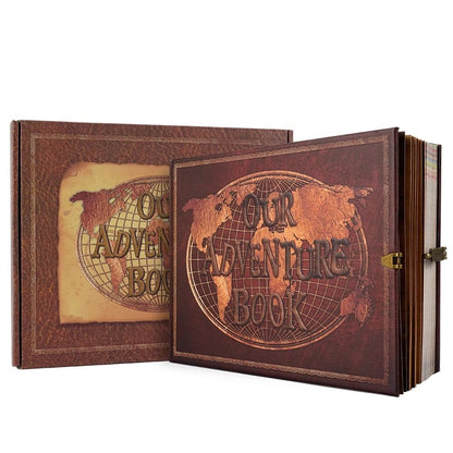 DIY Travel Memory Album With Retro Leather Cover 9