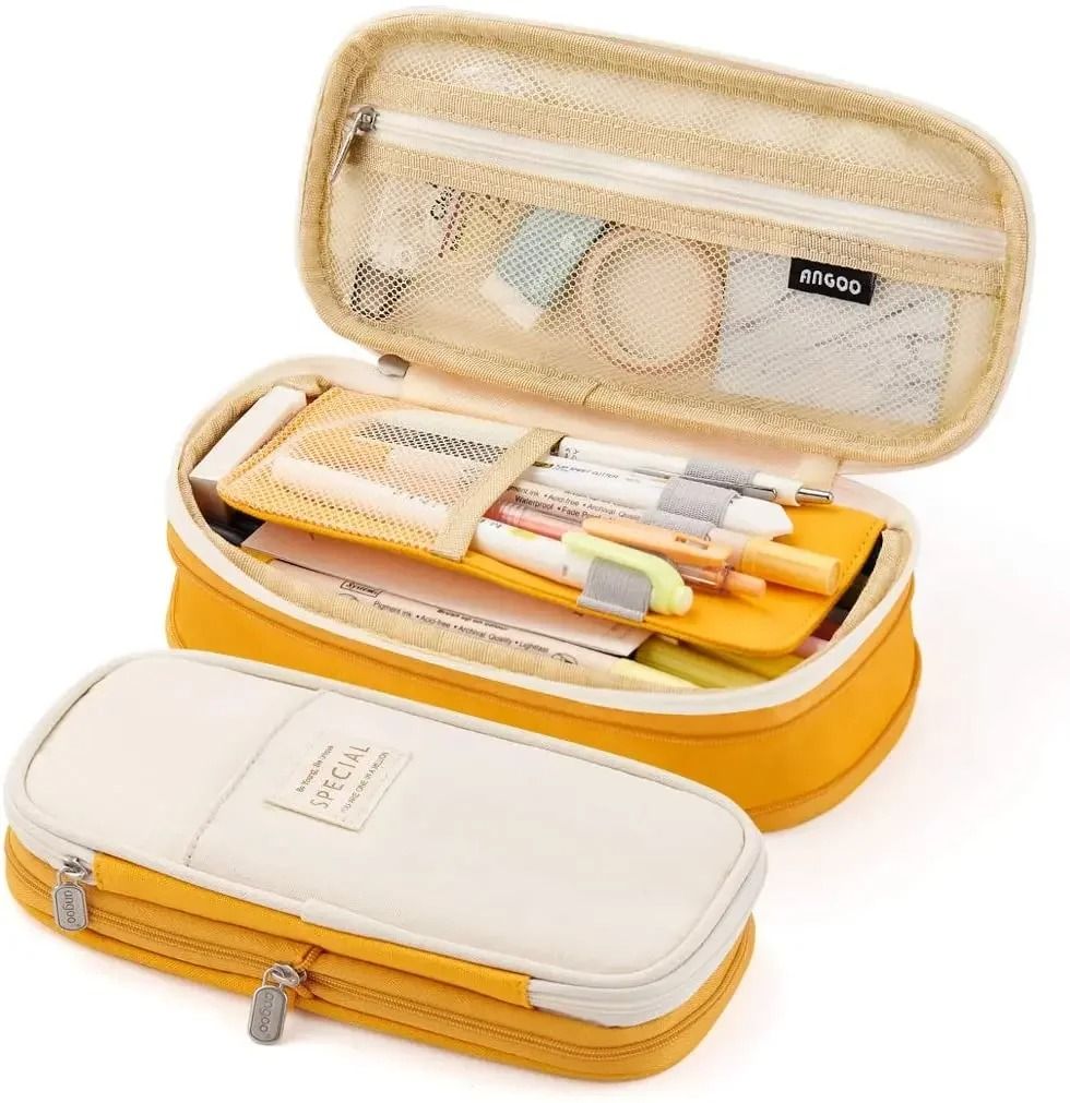 Large Capacity Pencil Case Organizer Pouch For Students And Office 9