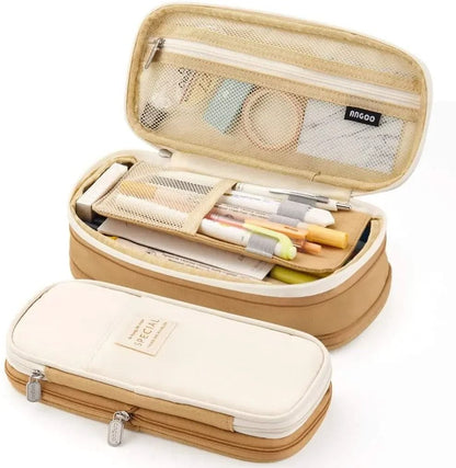 Large Capacity Pencil Case Organizer Pouch For Students And Office 10