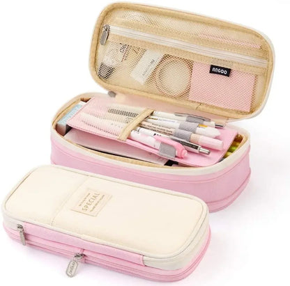 Large Capacity Pencil Case Organizer Pouch For Students And Office 11