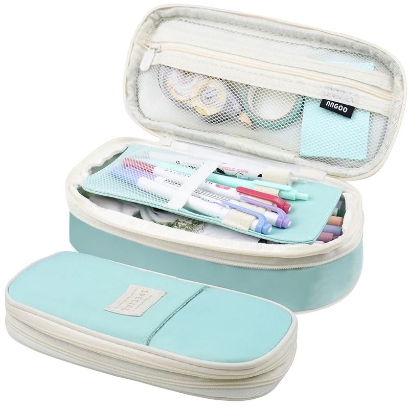 Large Capacity Pencil Case Organizer Pouch For Students And Office 7