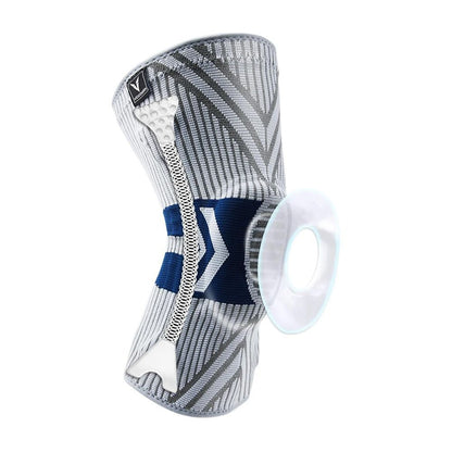 Elastic Knee Support Brace With Silicone Pads And Spring Stabilizers 7