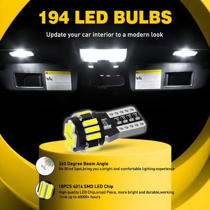 AUXITO LED CANBUS No Error Map Dome Parking Interior Side Light Bulbs For Hyundai Tucson Santa 1