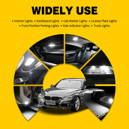 AUXITO LED CANBUS No Error Map Dome Parking Interior Side Light Bulbs For Hyundai Tucson Santa 4