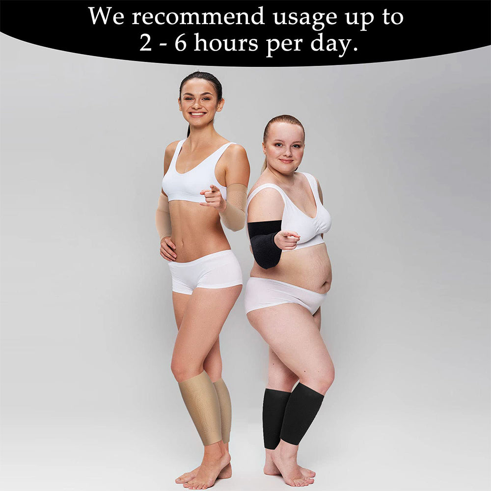 Arm Slimming Shaper Wrap for Women, Men Compression Sleeve for Weight Loss & Toning, Arm Fat Reduction for Sports & F