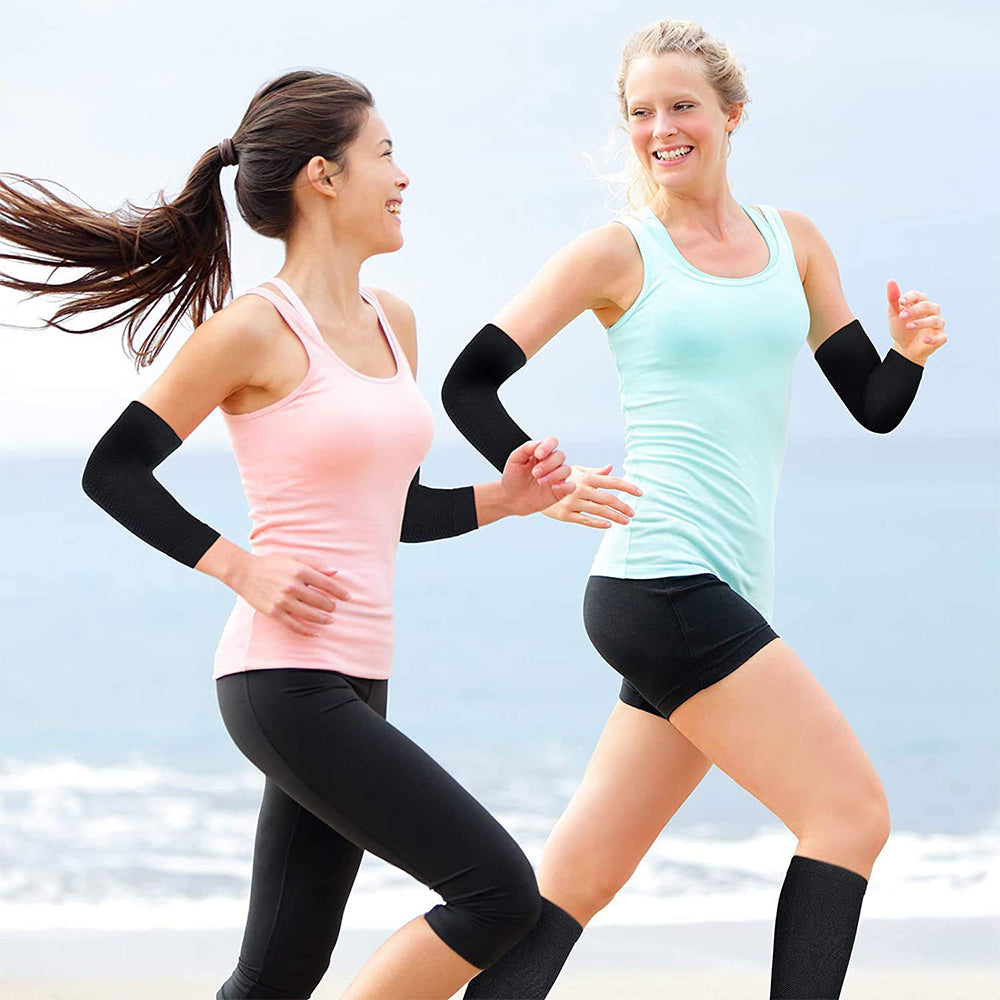 Arm Slimming Shaper Wrap for Women, Men Compression Sleeve for Weight Loss & Toning, Arm Fat Reduction for Sports & F