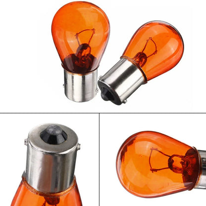 Amber Indicator Break Parking Turn Light Bulb Lamp Halogen Replacement Bulbs for Car, Auto, Scooter
