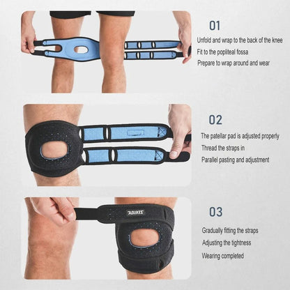 Patella Knee Brace Adjustable Compression Support For Pain Relief And Sports Protection 6