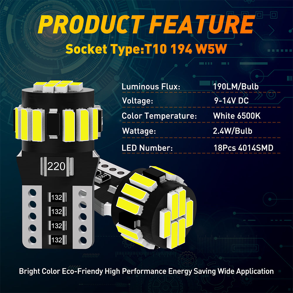 LED Light Canbus LED Bulb Parking Position Signal Lamp for Mercedes Benz