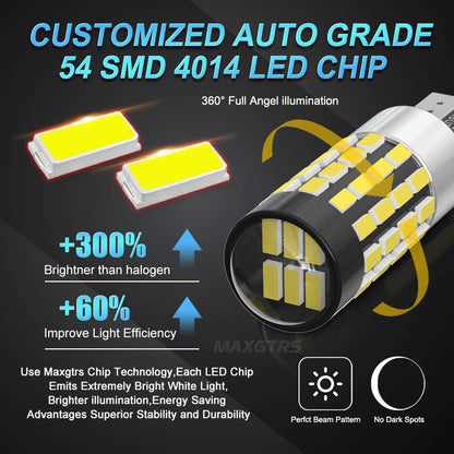 High Power LED Canbus Extreme Bright SMD Chip Bulbs for Car Reverse Backup Parking Light