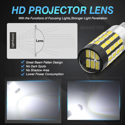 High Power LED Canbus Extreme Bright SMD Chip Bulbs for Car Reverse Backup Parking Light